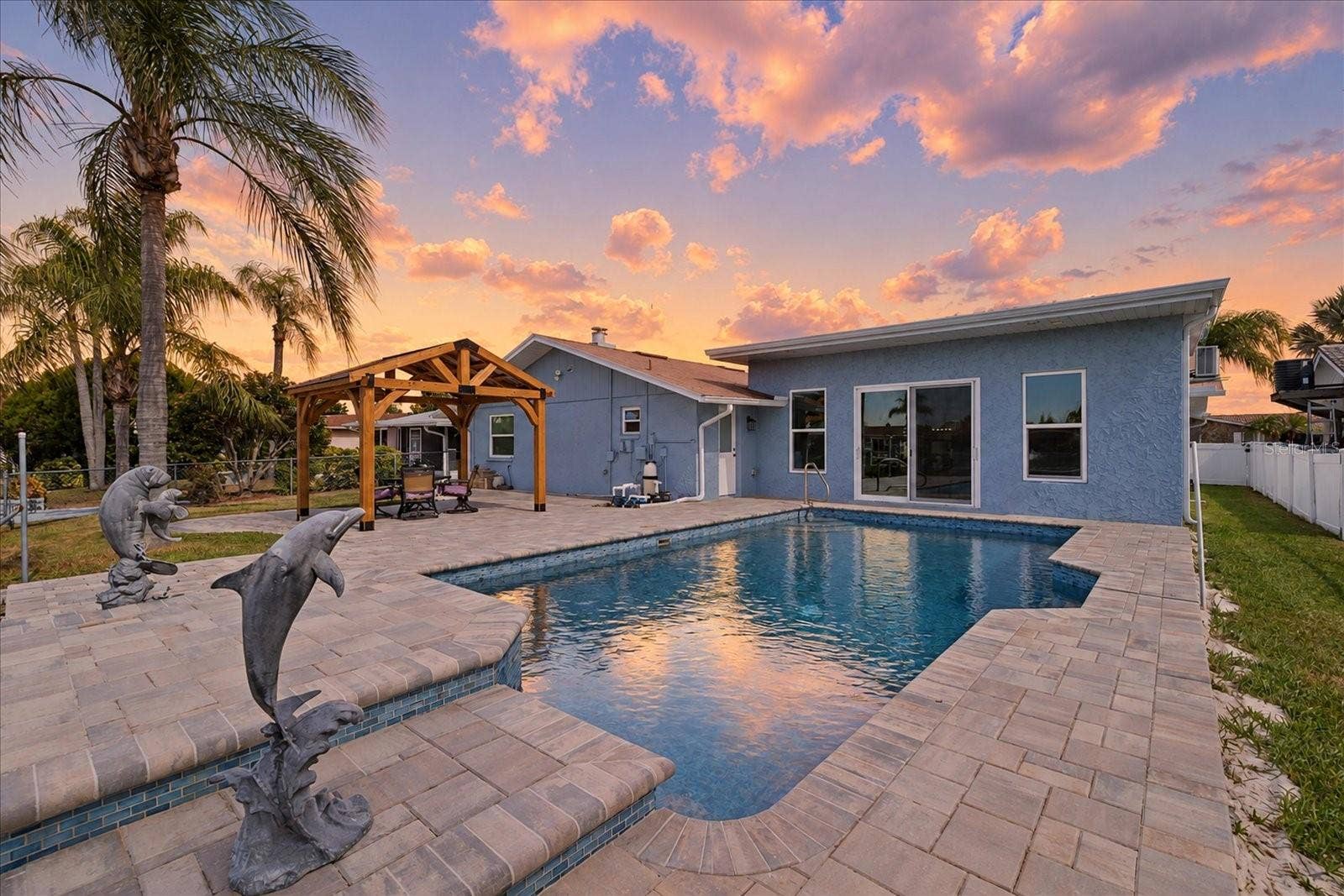 5001 MARLIN DRIVE, New Port Richey, FL 34652 Virtually enhanced-backyard oasis