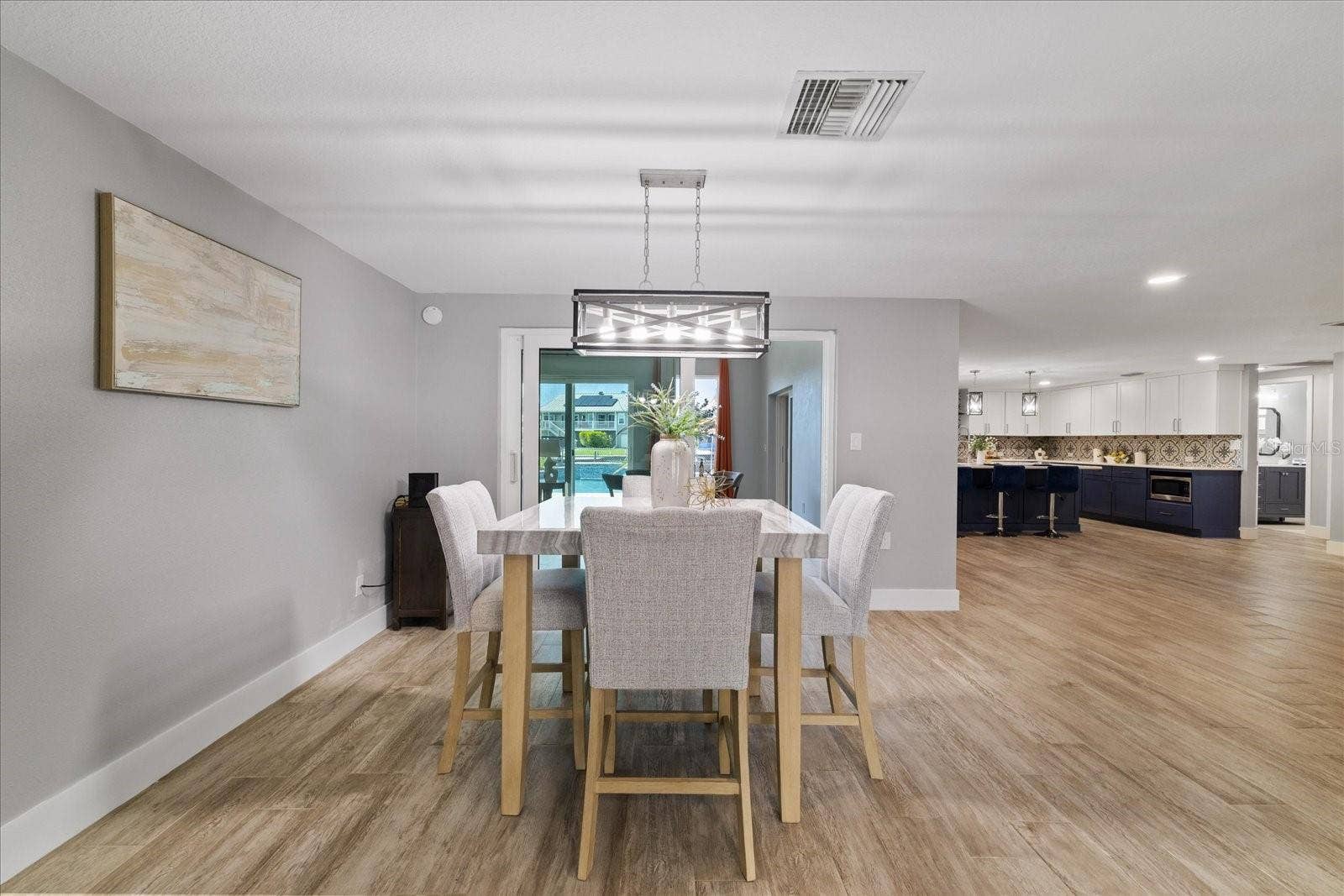 5001 MARLIN DRIVE, New Port Richey, FL 34652 Dining area with open plan