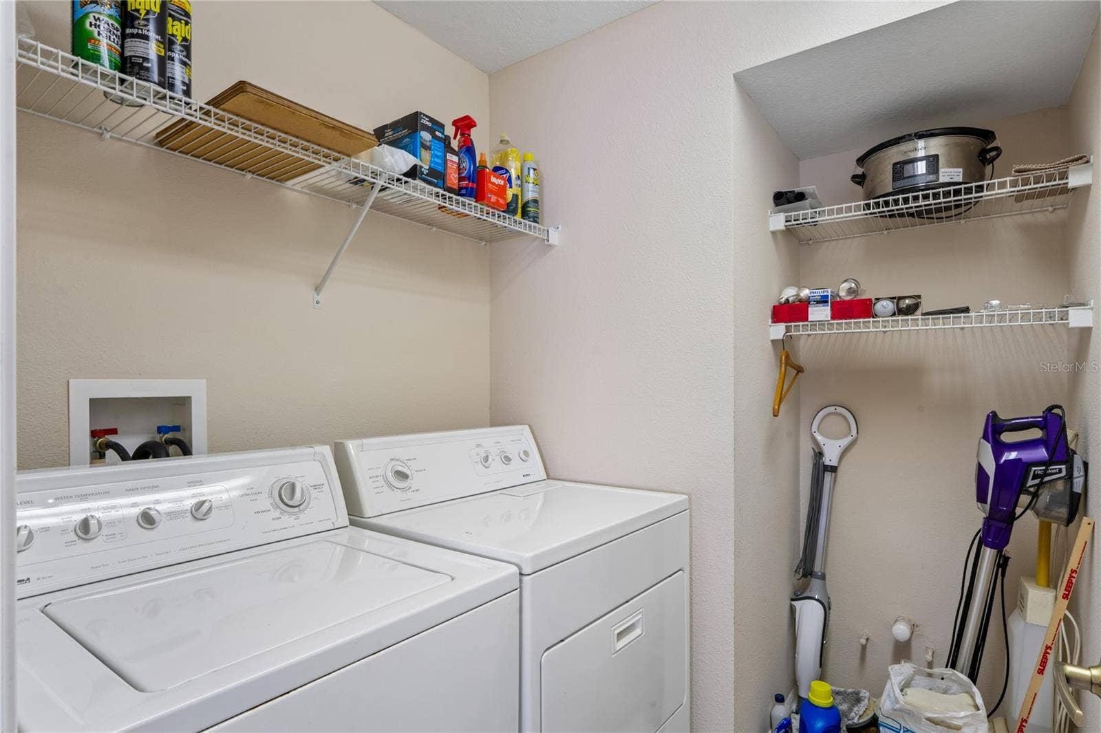 Inside laundry room