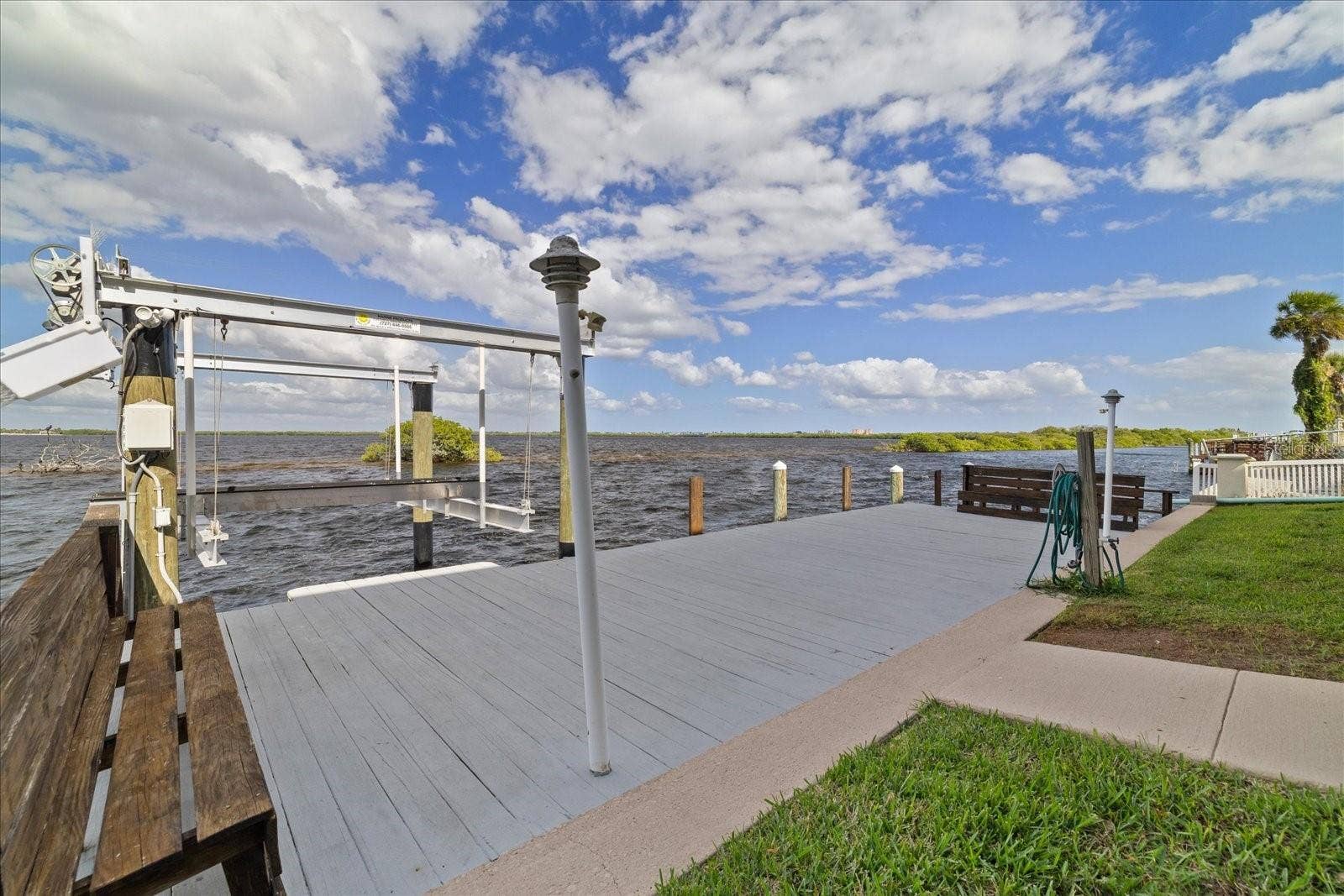 5767 WESTSHORE DRIVE, New Port Richey, FL 34652 10,000lb boat lift
