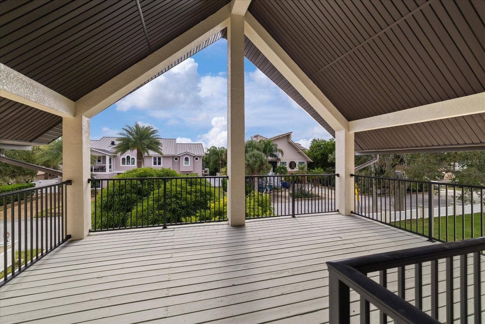 5767 WESTSHORE DRIVE, New Port Richey, FL 34652 Deck at front landing
