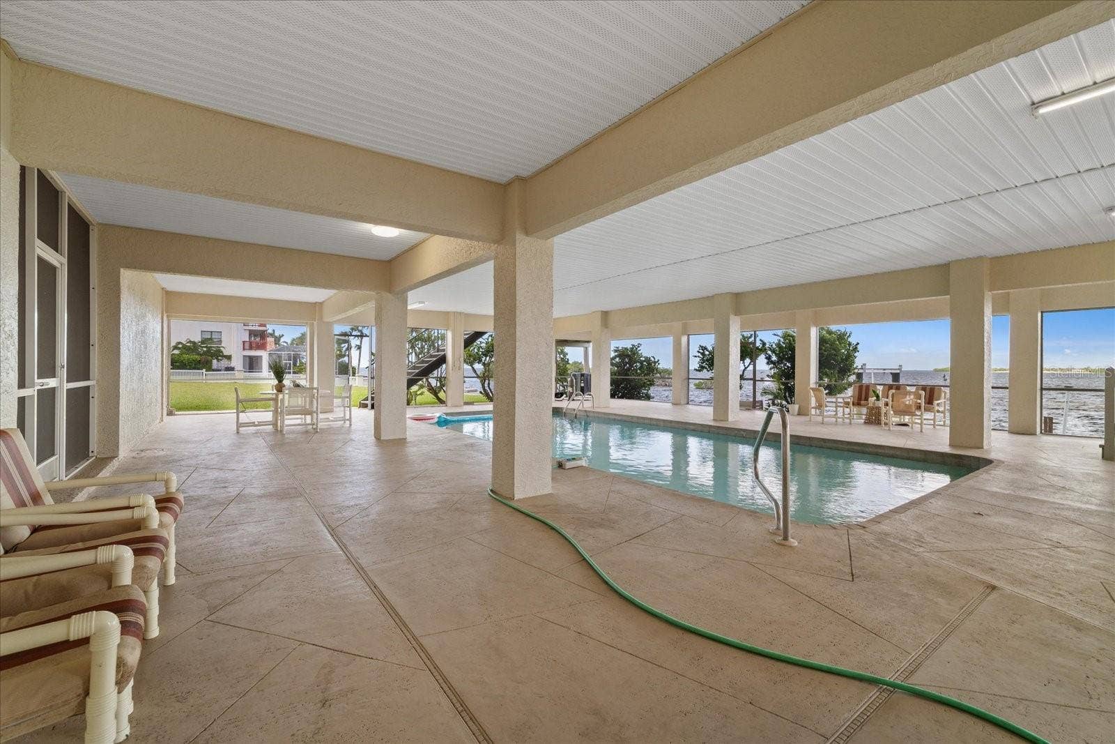 5767 WESTSHORE DRIVE, New Port Richey, FL 34652 Covered pool area