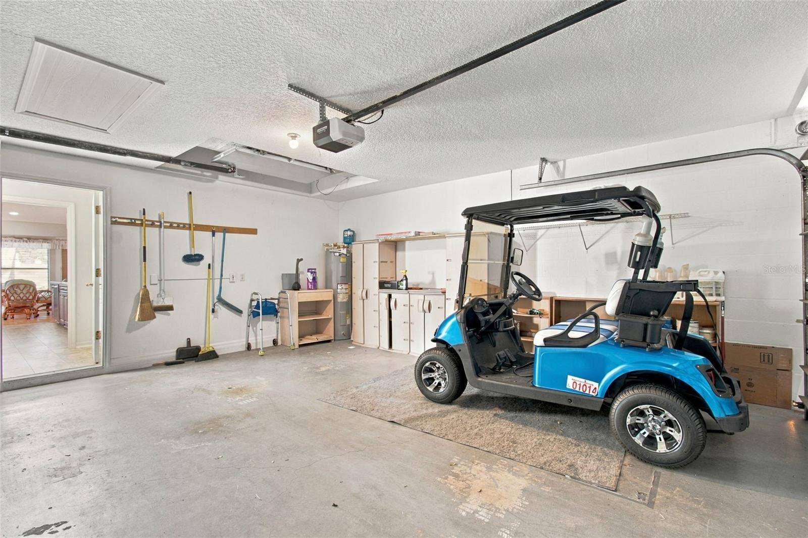 11115 SUN TREE ROAD, Hudson, FL 34667 Garsage with Golf Cart
