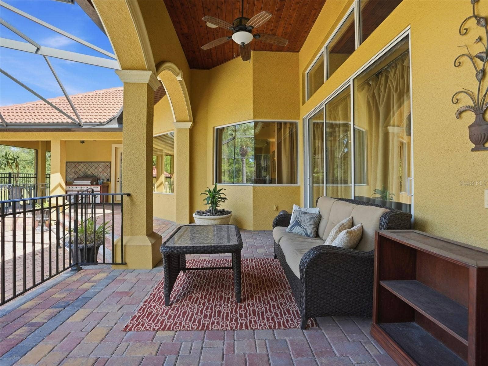 9313 HERNANDO RIDGE ROAD, Weeki Wachee, FL 34613 Outdoor covered lanai overlooking the pool to enjoy your Florida lifestyle! Complete privacy from any neighbors!