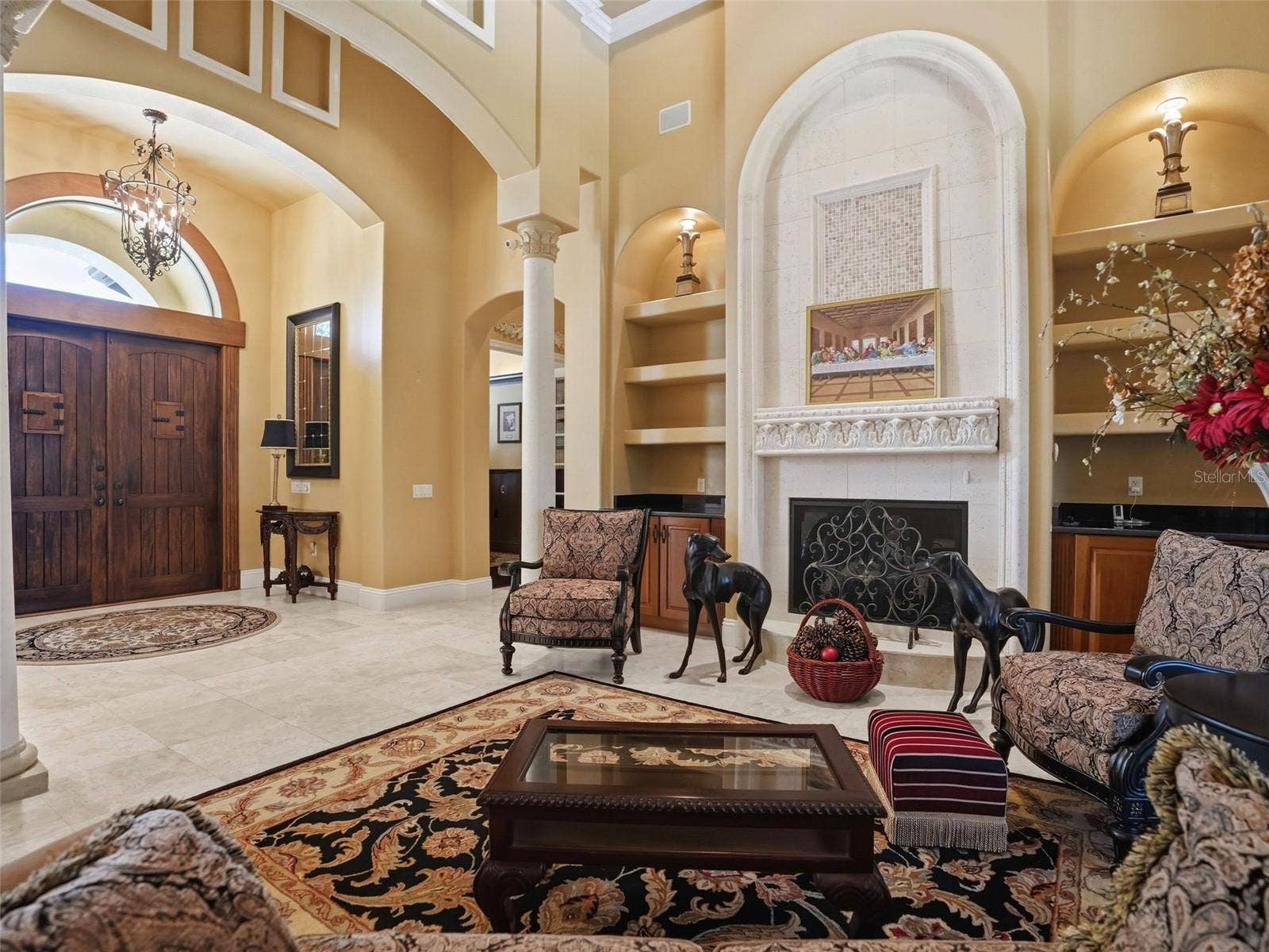 9313 HERNANDO RIDGE ROAD, Weeki Wachee, FL 34613 SOARING ceilings with impressive trays double and triple trays! You can't take your eyes off them!