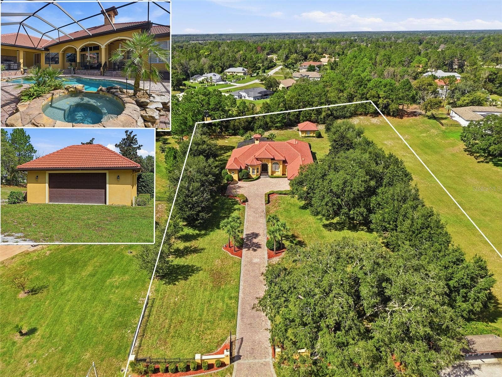 9313 HERNANDO RIDGE ROAD, Weeki Wachee, FL 34613 Stunning Estate on 2.16 acres!