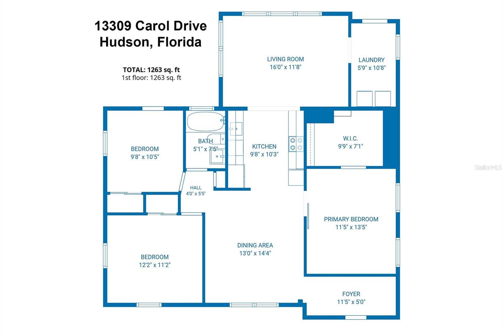 13309 CAROL DRIVE, Hudson, FL 34667