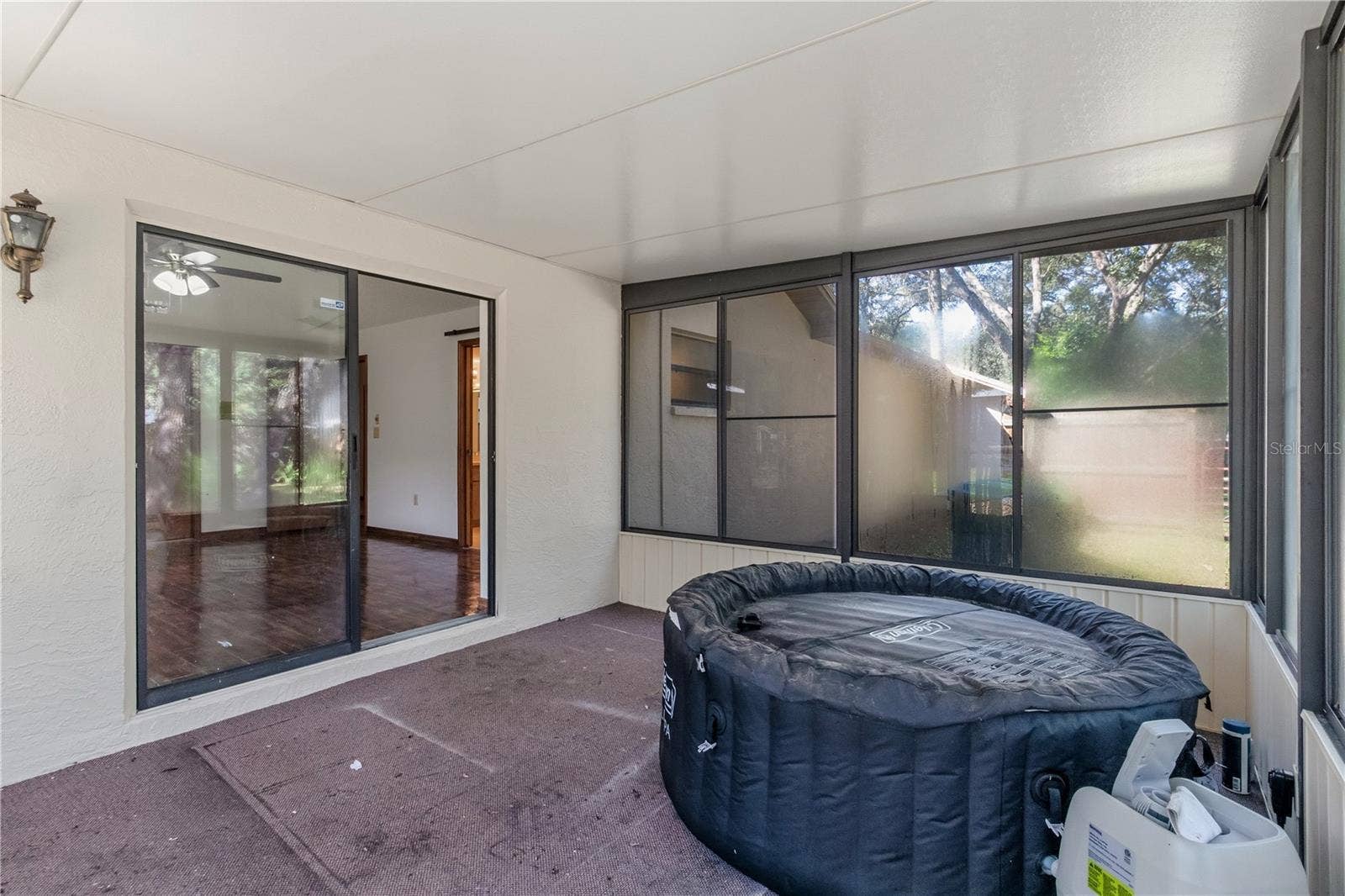 18644 FURMAN DRIVE, Spring Hill, FL 34610 Porch and spa off of Primary Bedroom