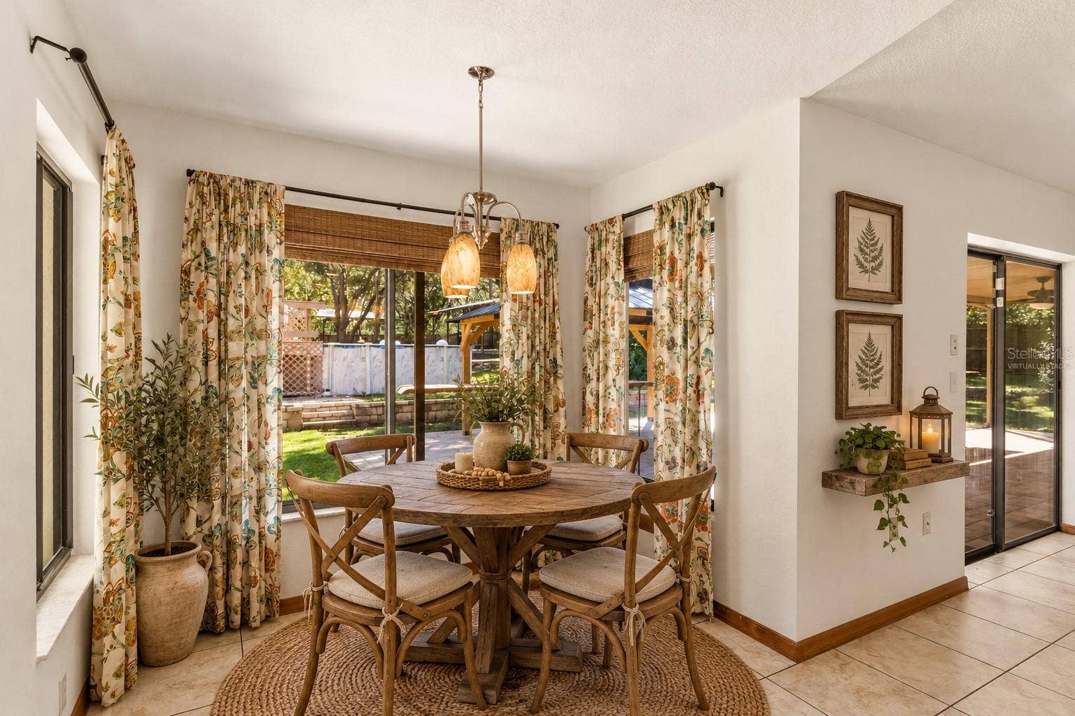 18644 FURMAN DRIVE, Spring Hill, FL 34610 Virtually Staged Eat in Kitchen