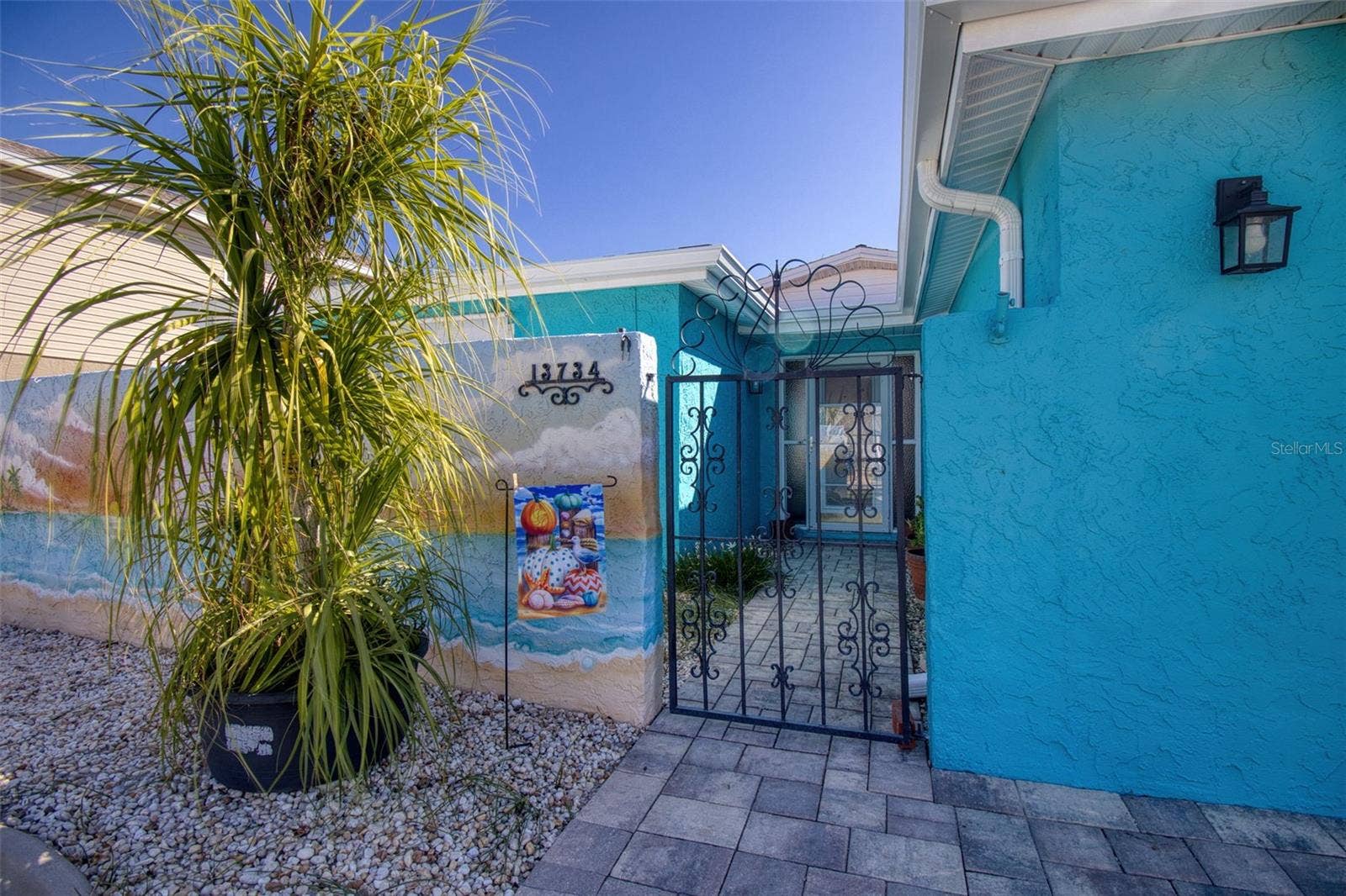 13734 SAN JUAN AVENUE, Hudson, FL 34667 Front gate