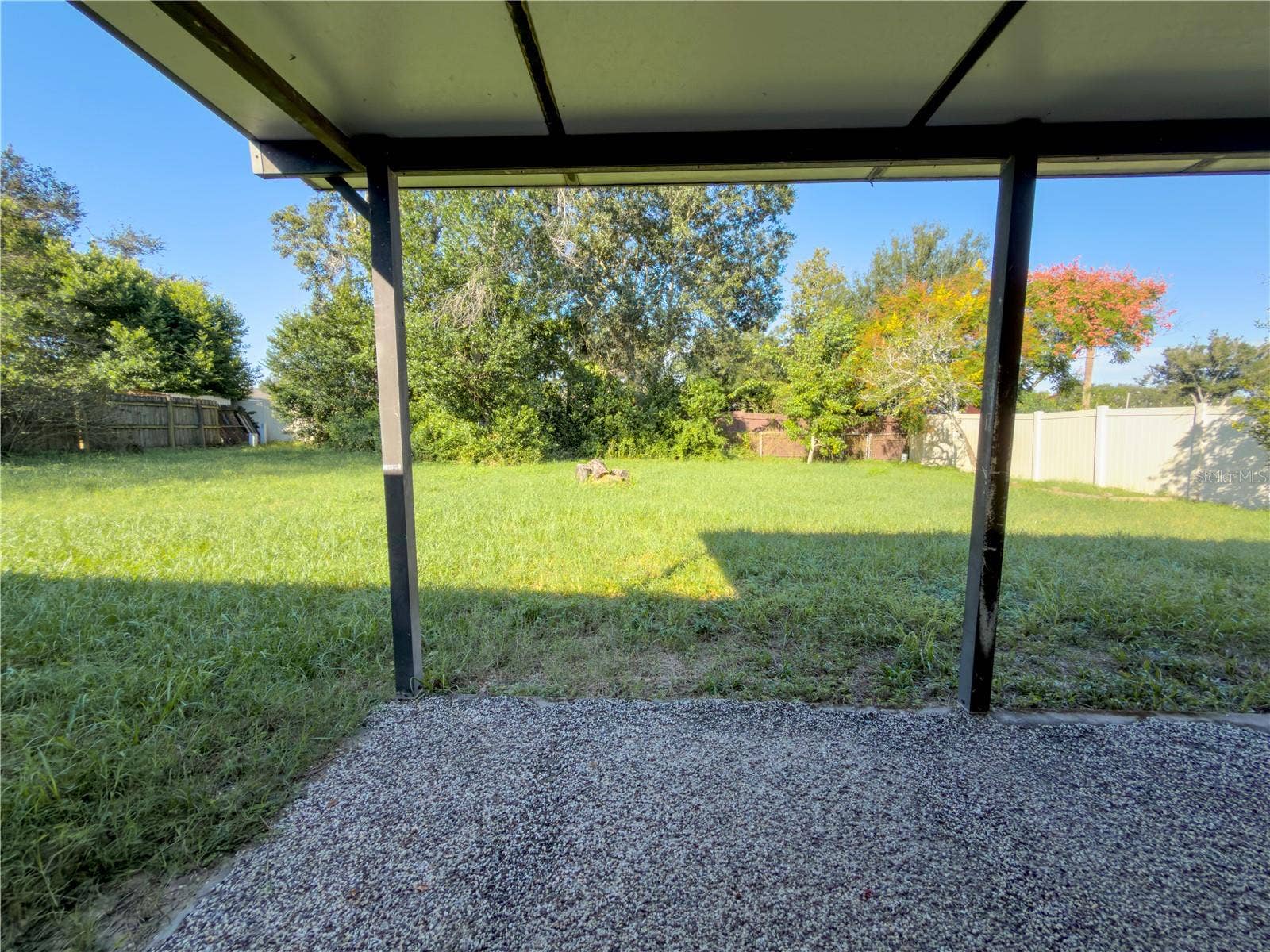 1804 ORANGE HILL DRIVE, Brandon, FL 33510 View of Backyard from Patio