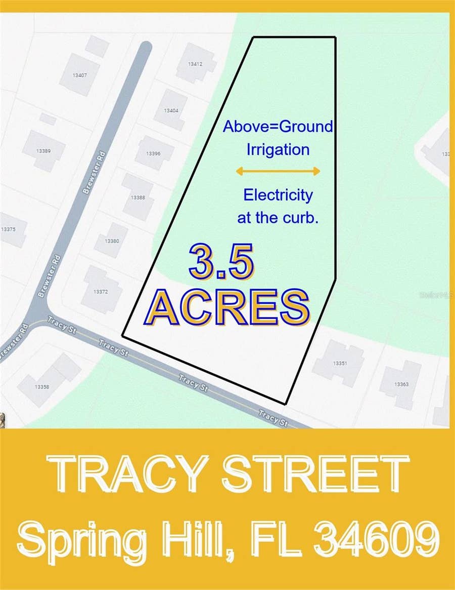 Property photo for 0 TRACY STREET, Spring Hill, FL