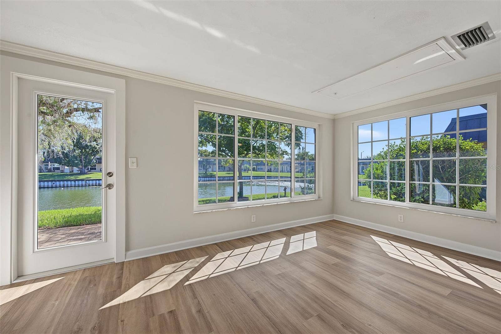 Florida Room - View of the common area pond