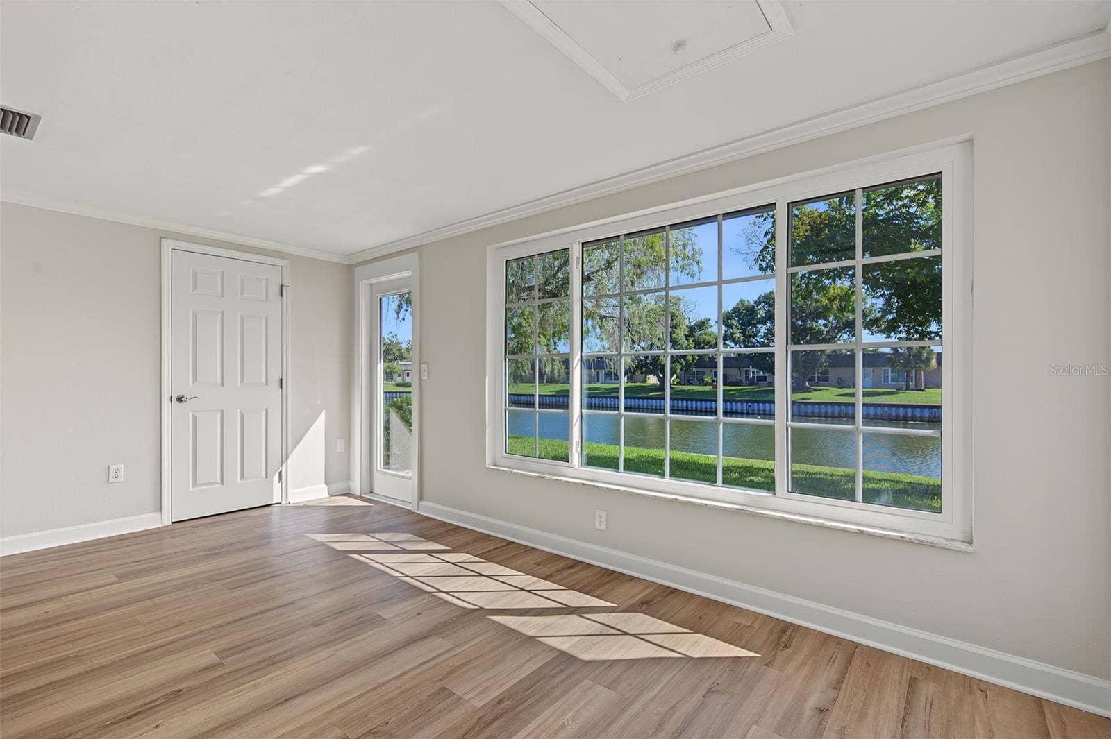 Florida Room - View of the common area pond