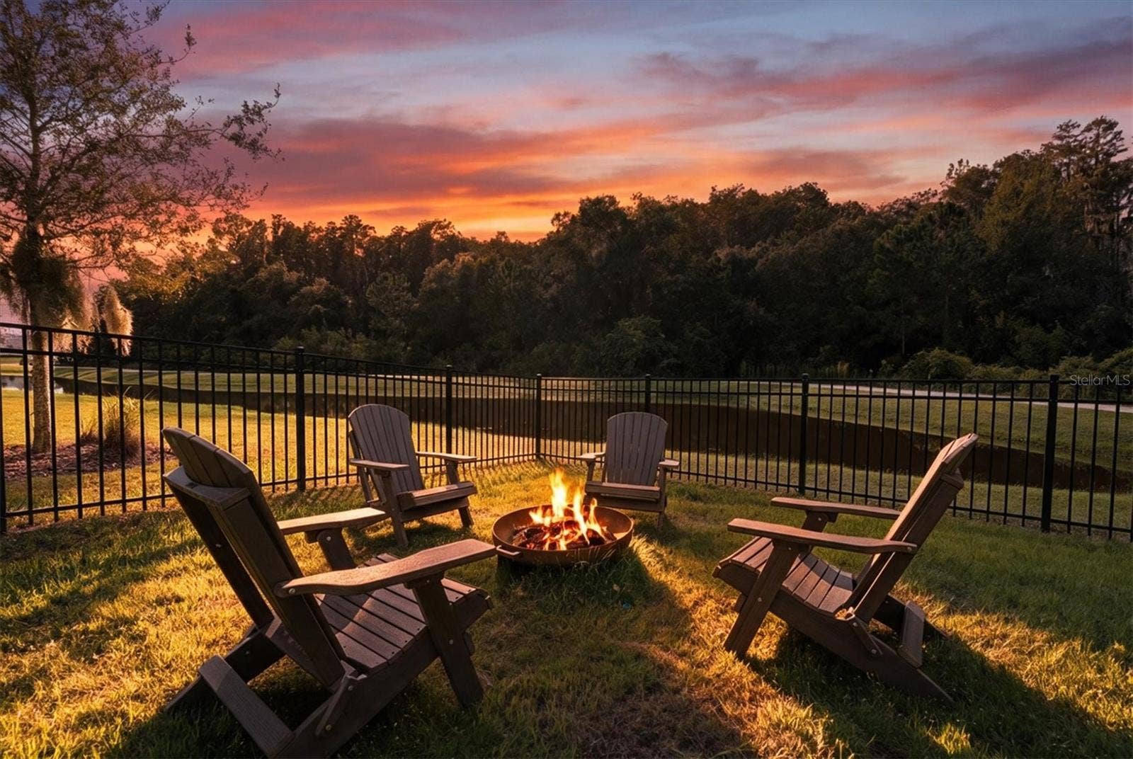 Cozy Outdoor Firepit Patio
