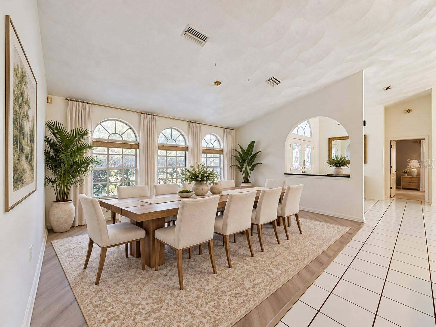10074 SLEEPY WILLOW COURT, Spring Hill, FL 34608 Large virtually staged dining room is versatile as a traditional room or . . .