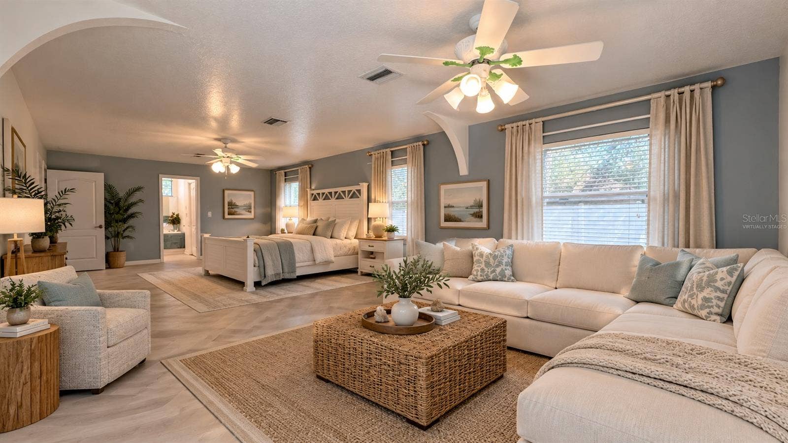 10074 SLEEPY WILLOW COURT, Spring Hill, FL 34608 Yes, this room is very long! (virtually staged)