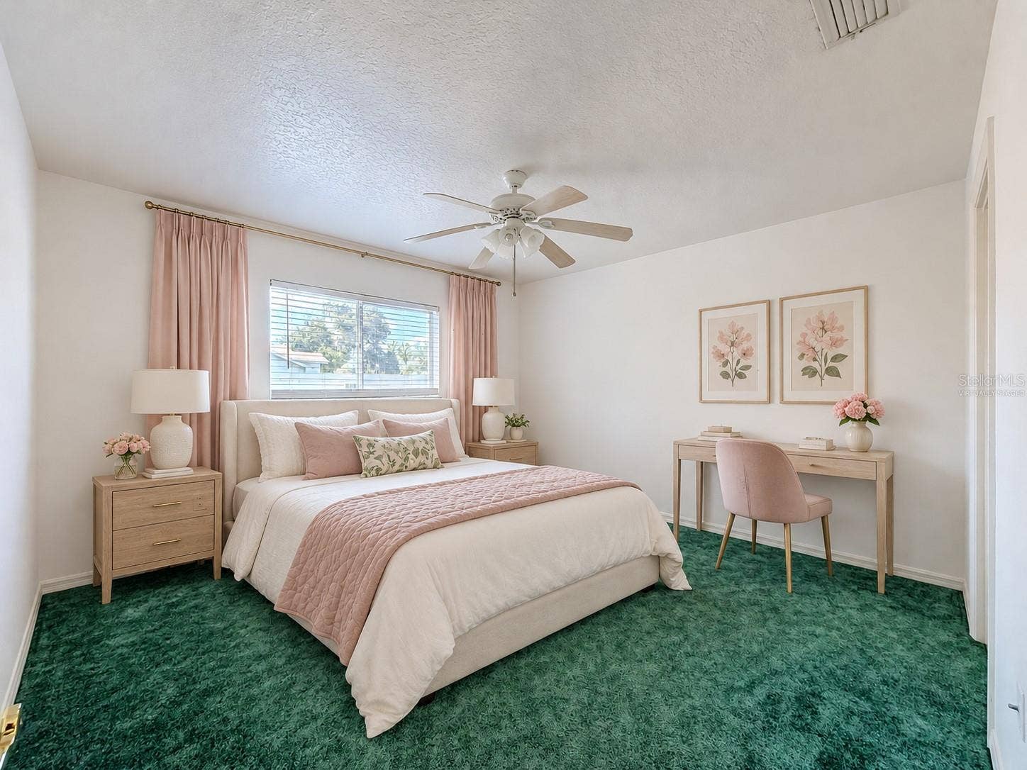 10074 SLEEPY WILLOW COURT, Spring Hill, FL 34608 3 of 4 total bedrooms. (virtually staged)