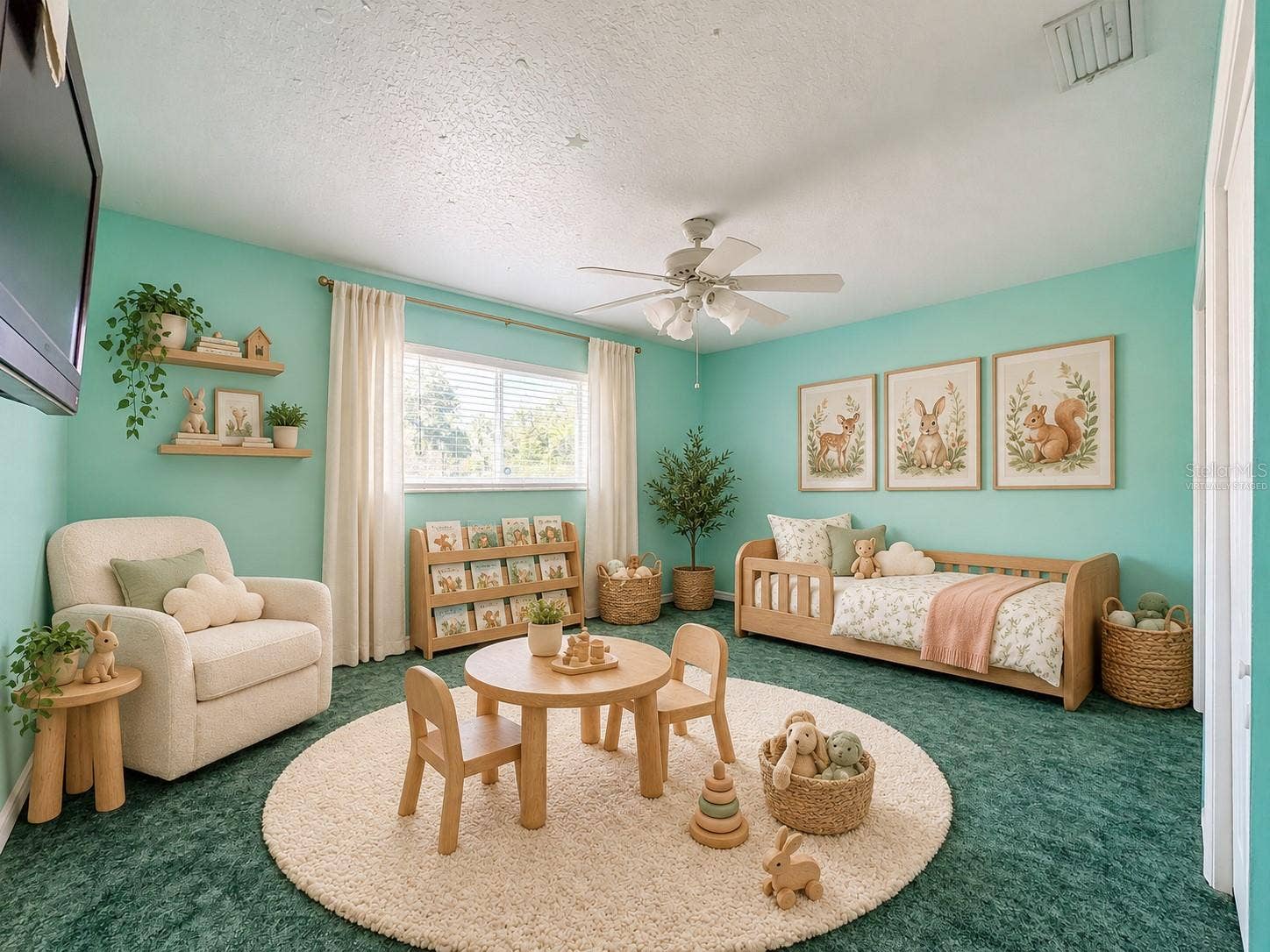 10074 SLEEPY WILLOW COURT, Spring Hill, FL 34608 4 of 4 total bedrooms. (virtually staged)