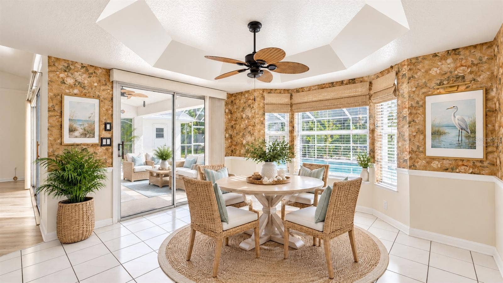 10074 SLEEPY WILLOW COURT, Spring Hill, FL 34608 Yep, even this breakfast room is quite large! (virtually staged)