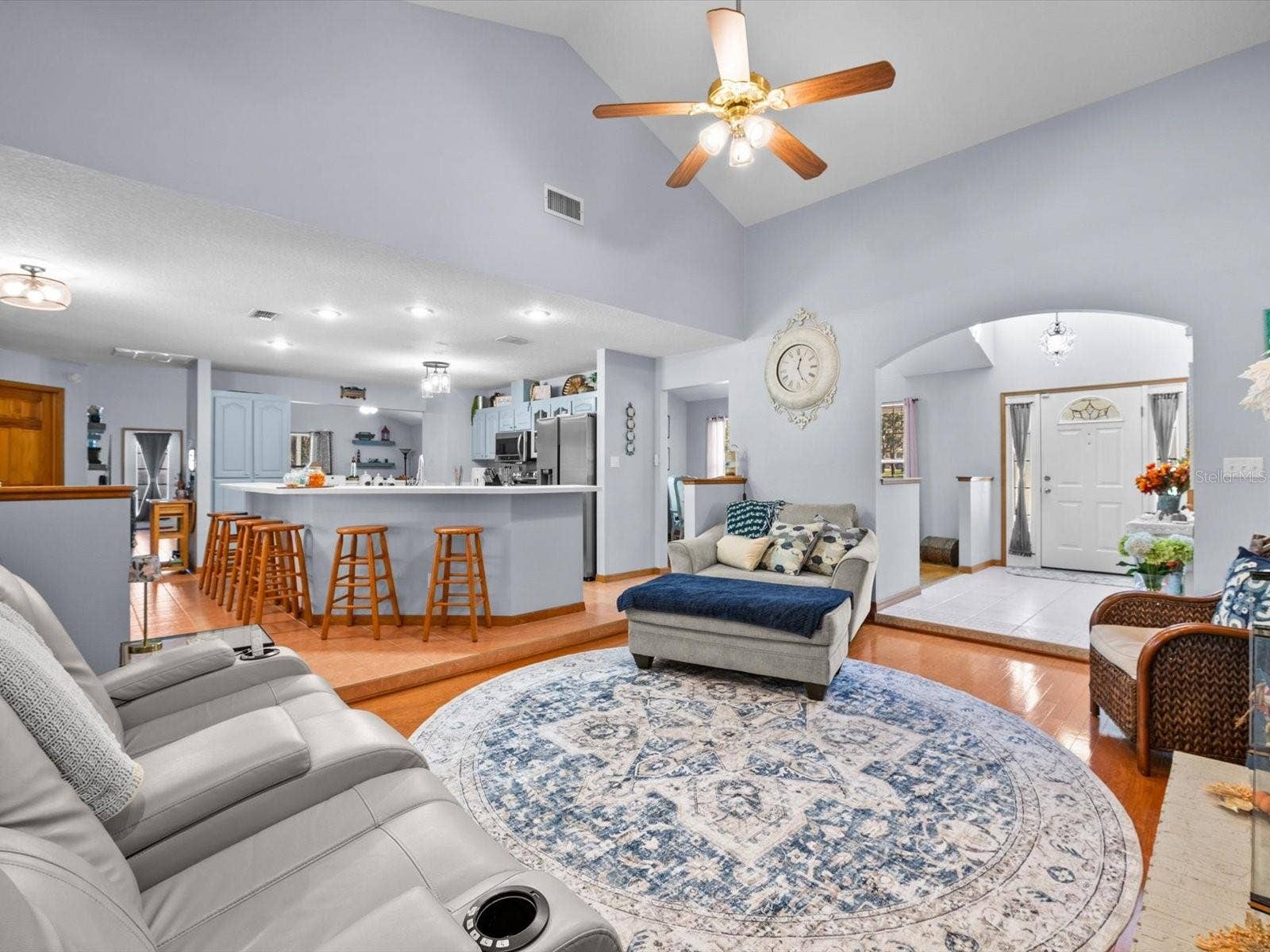 9073 MADRID ROAD, Weeki Wachee, FL 34613 living room