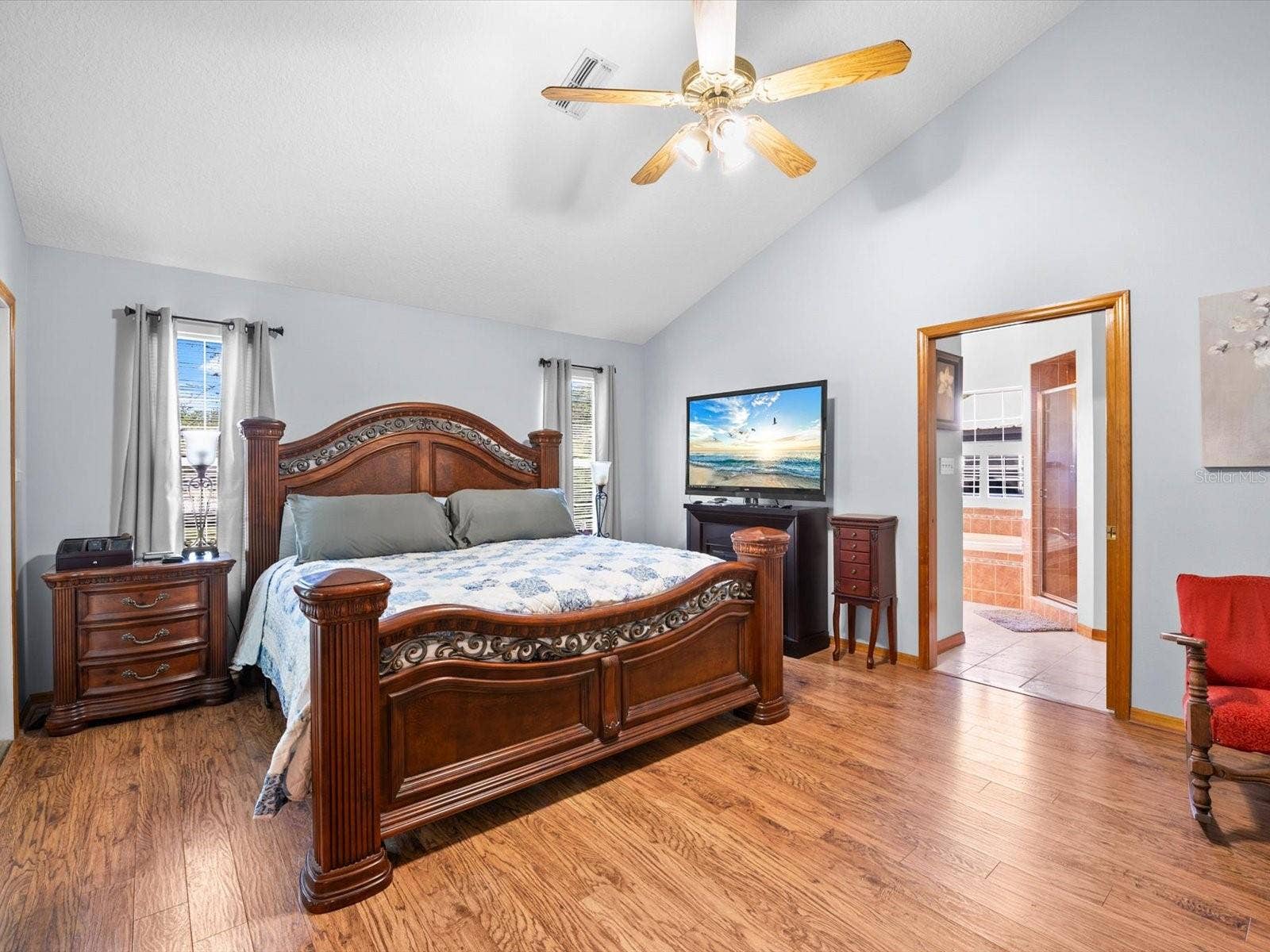 9073 MADRID ROAD, Weeki Wachee, FL 34613 primary bedroom