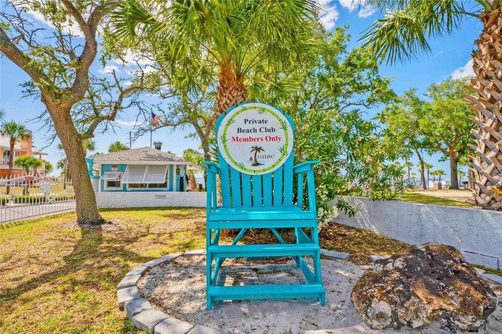 Private beach club