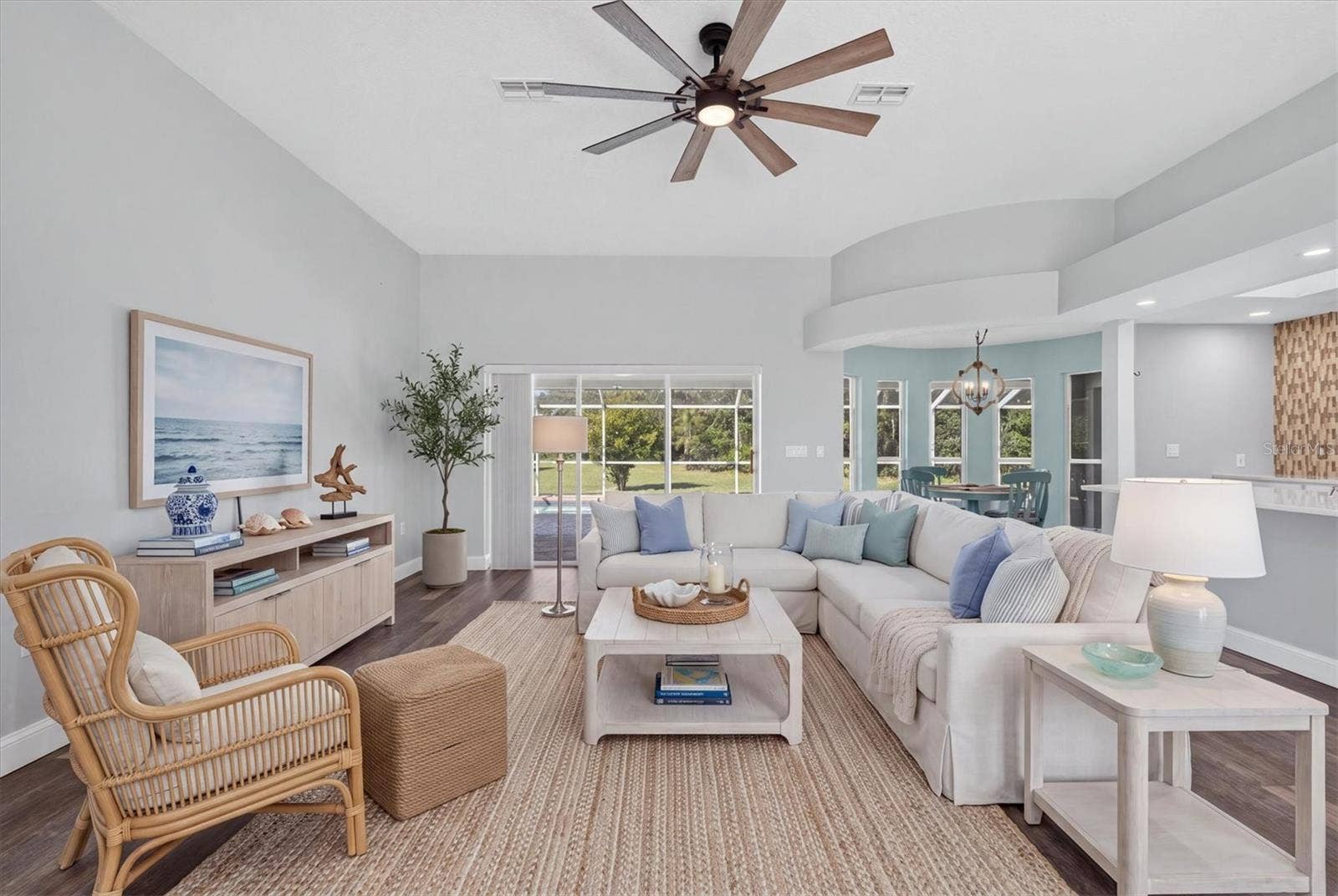 442 N CHERRY POP DRIVE, Inverness, FL 34453 Main living area staged