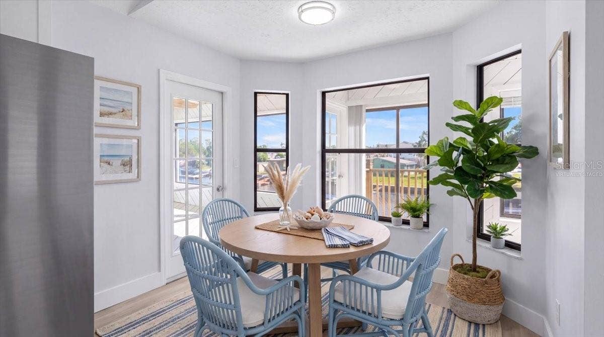 4066 ORIENT DRIVE, Hernando Beach, FL 34607 Virtually Staged Kitchen nook