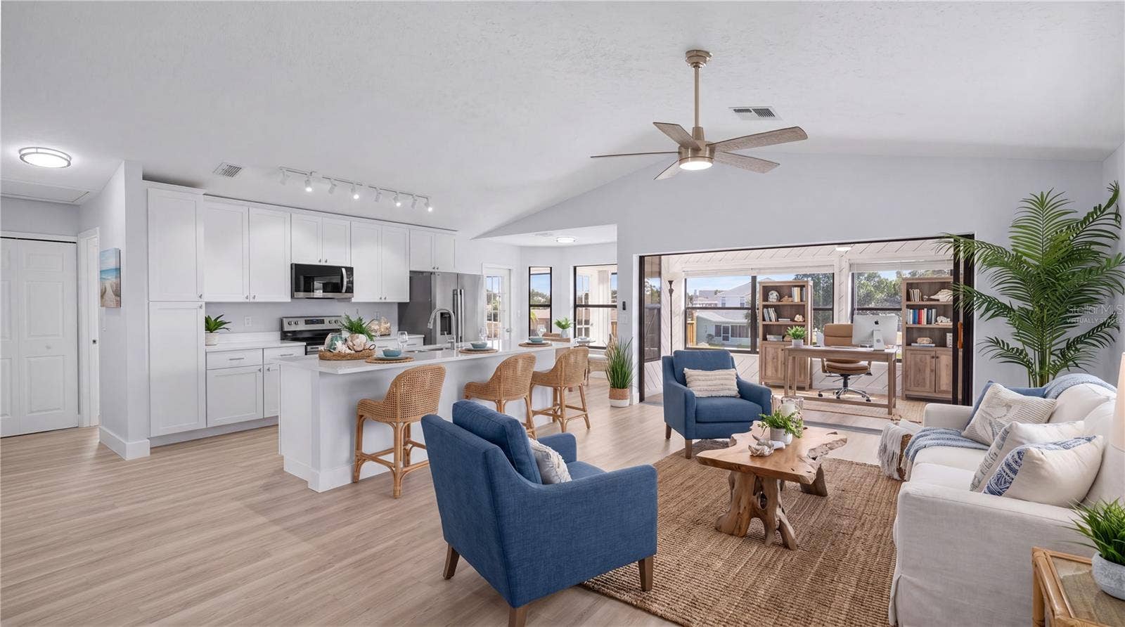 4066 ORIENT DRIVE, Hernando Beach, FL 34607 Virtually Staged Family Room / Flex