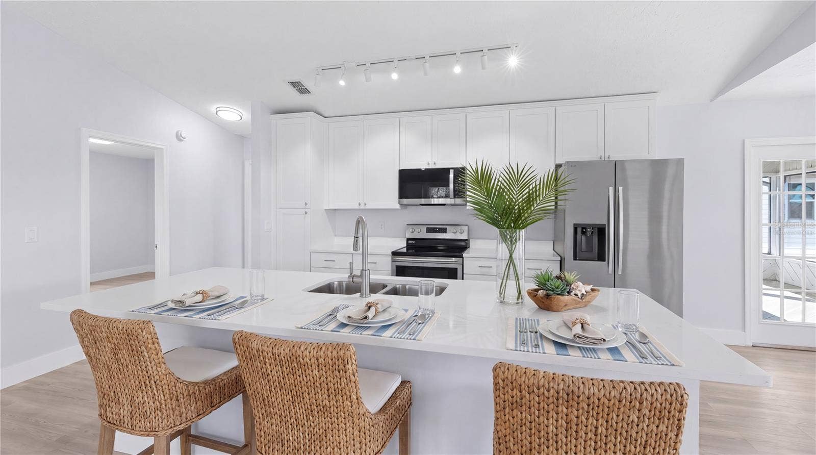4066 ORIENT DRIVE, Hernando Beach, FL 34607 Virtually Staged Kitchen