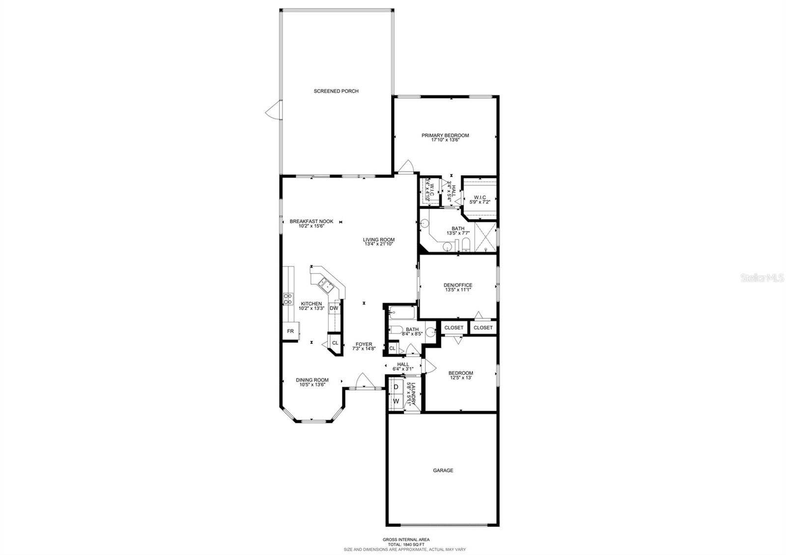 12116 BROADGREEN PLACE, Trinity, FL 34655 Floor plan