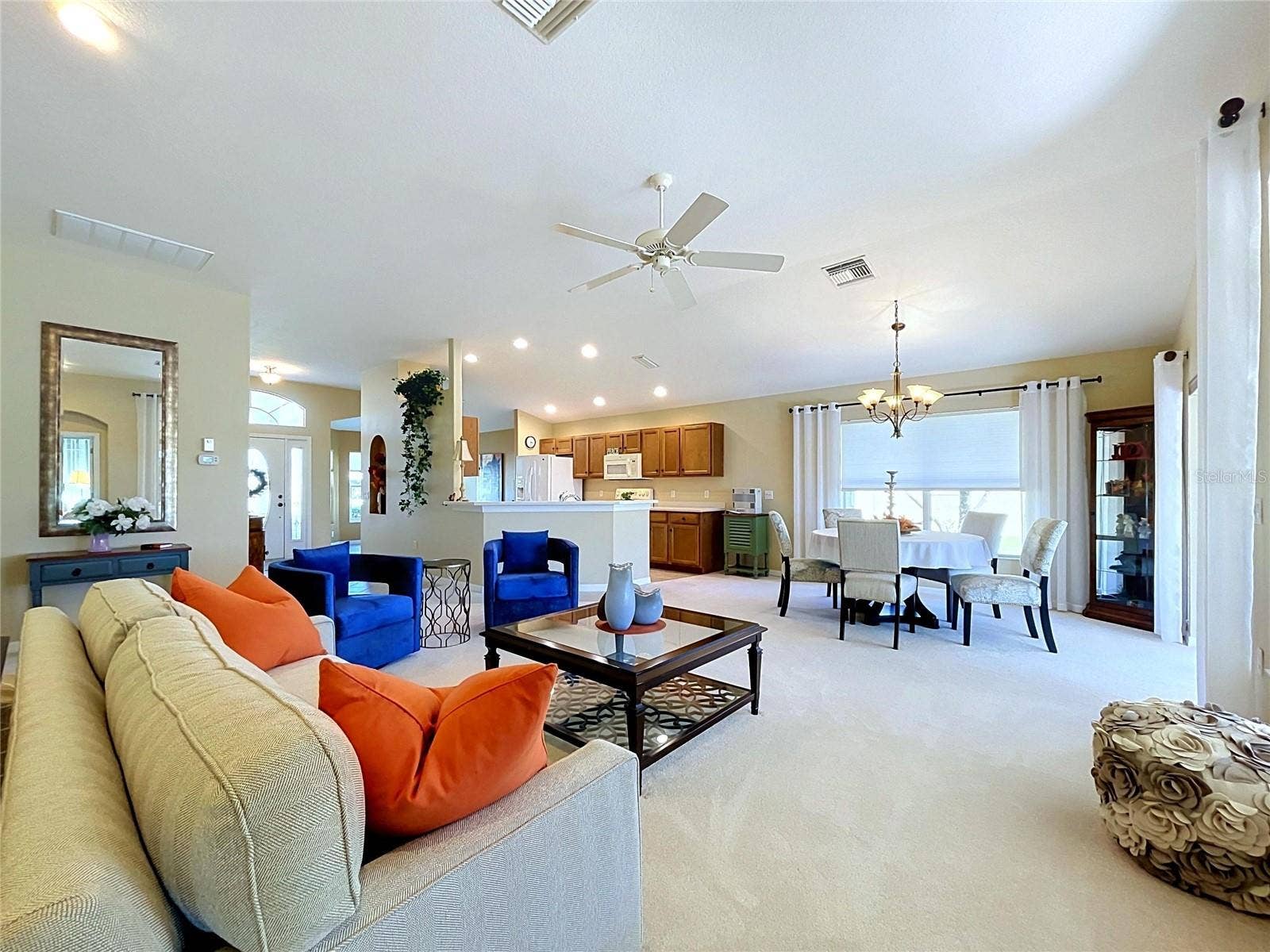 12116 BROADGREEN PLACE, Trinity, FL 34655 Nice space for formal dining room table.