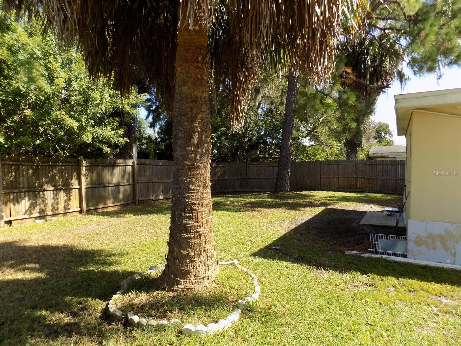 Back Yard view from side gate