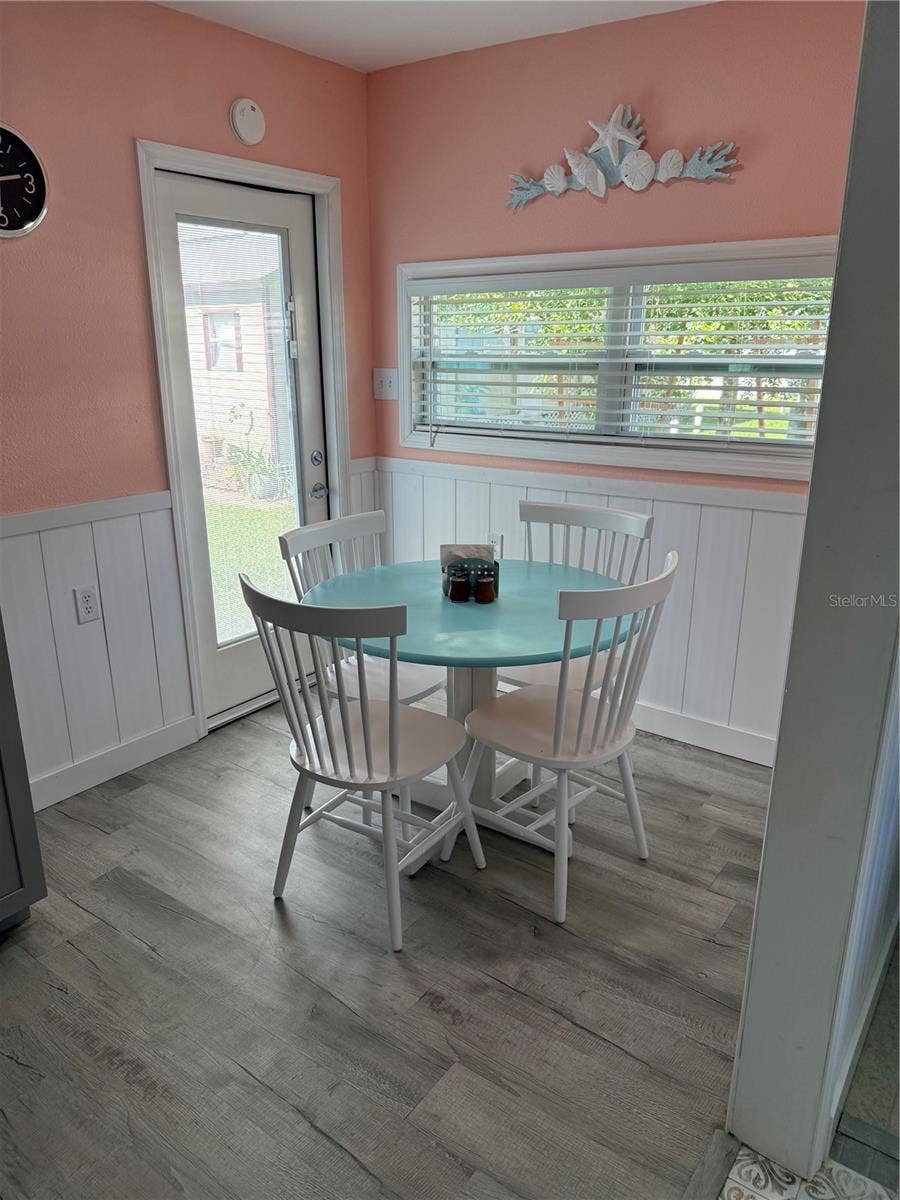 Kitchen and back door