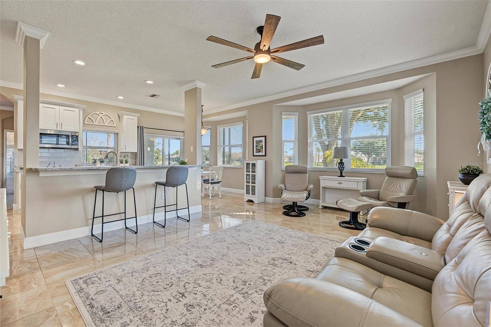 1929 WESTERHAM LOOP, Trinity, FL 34655 Bay window makes a great sitting area