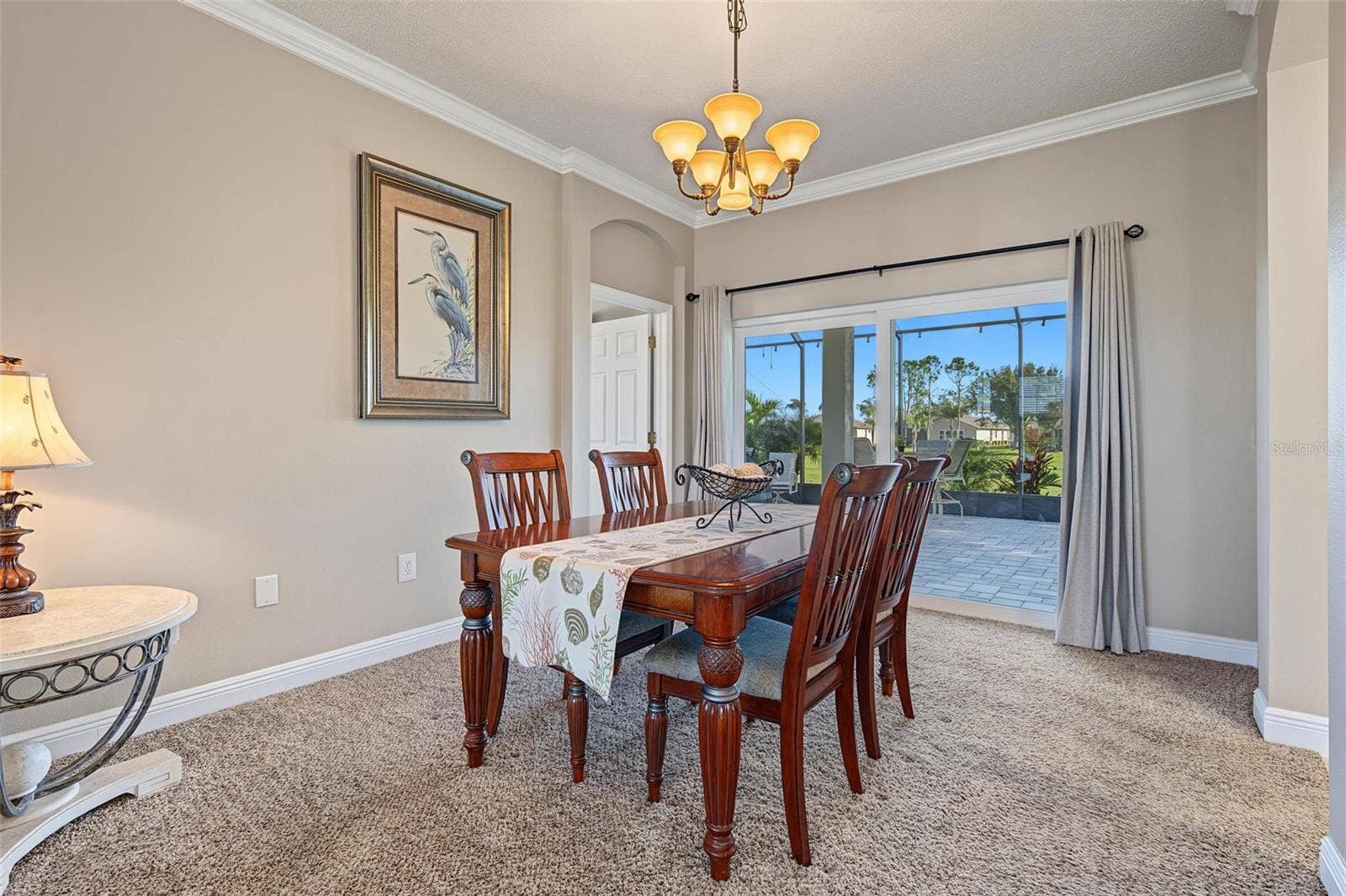 1929 WESTERHAM LOOP, Trinity, FL 34655 Dining room with lanai views