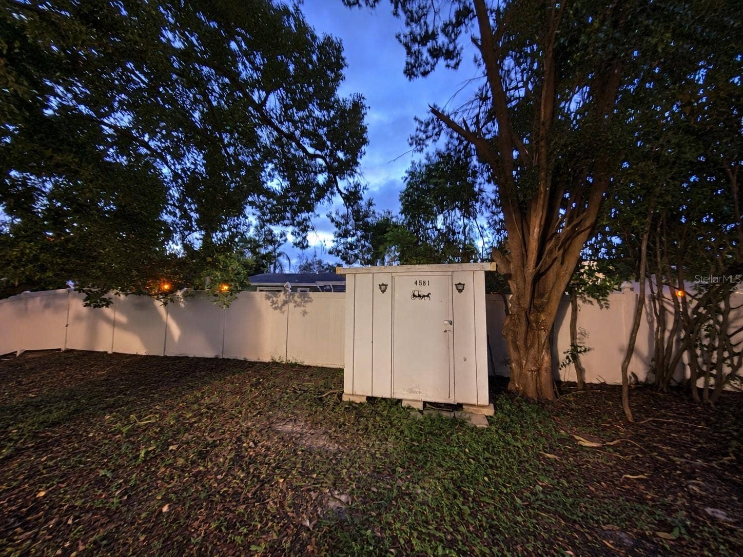 4581 DELTONA BOULEVARD, Spring Hill, FL 34606 Shed in Back Yard for Storage