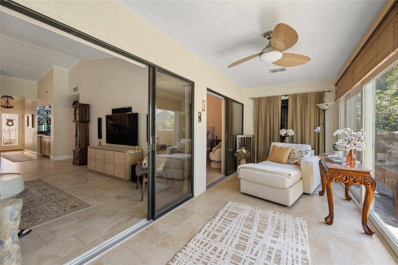 LARGE ENCLOSED LANAI WITH STORAGE CLOSET