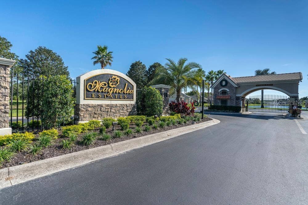 6156 JAPONICA COURT, New Port Richey, FL 34655 Gated Magnolia Estates Entrance