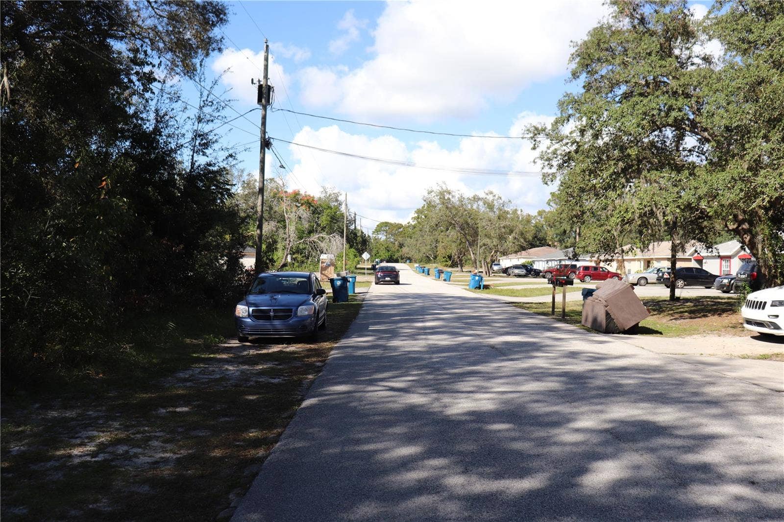 1221 SYLVIA AVENUE, Spring Hill, FL 34606 LOOKING NORTH FROM PROPERTY