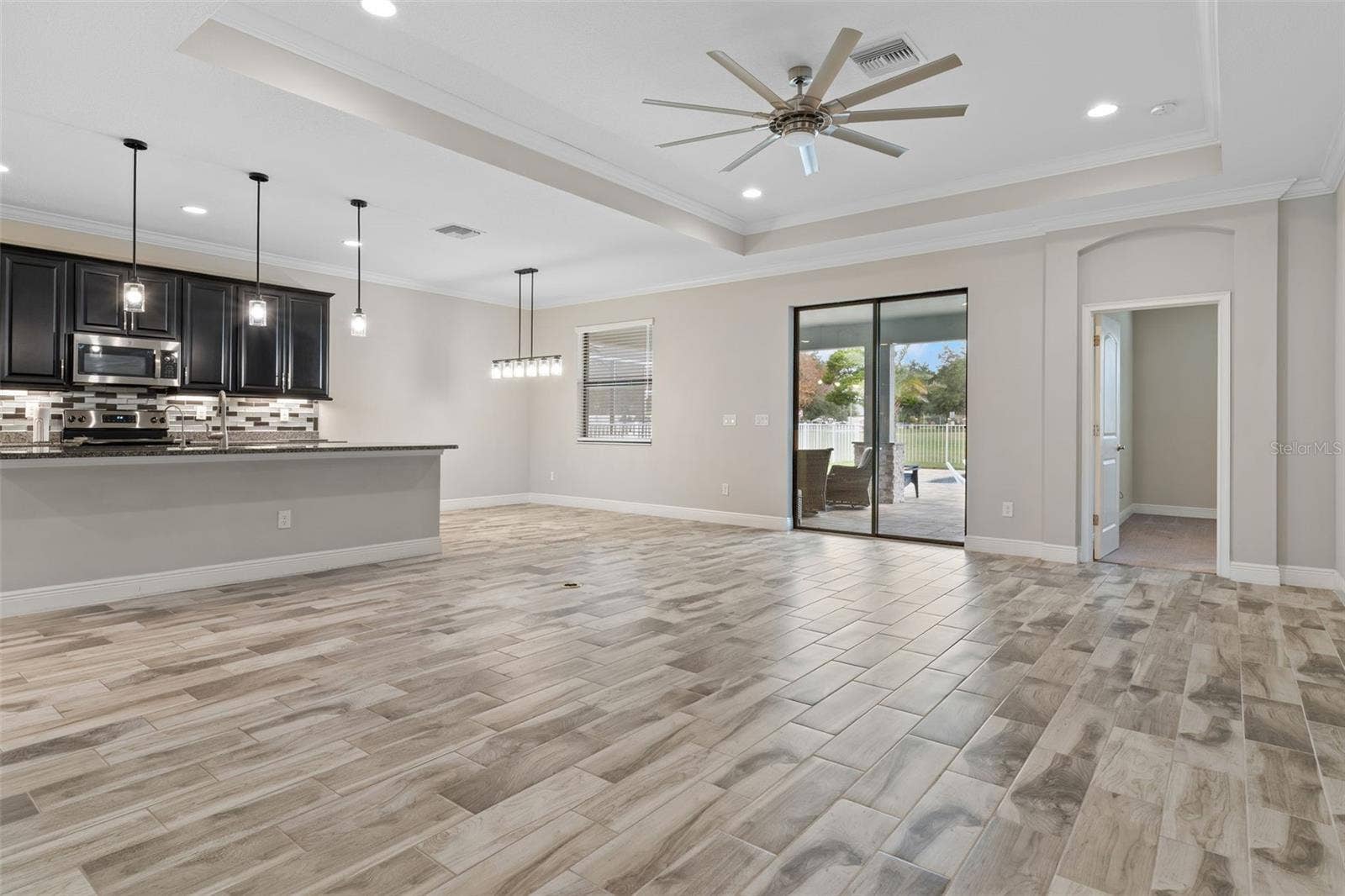 Open living room