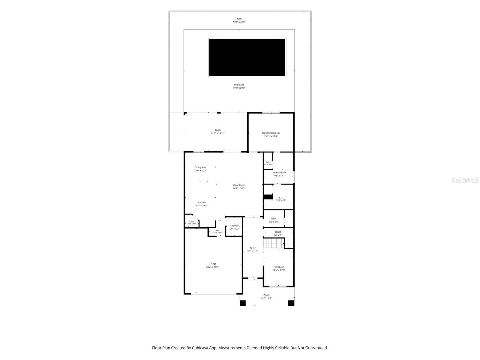 Floor plan DOWNSTAIRS ONLY