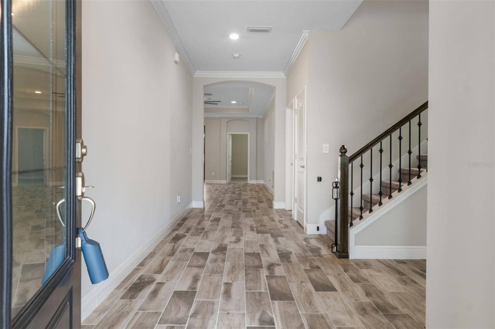 Entrance at front door