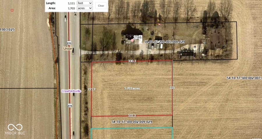 Property photo for TBD S US 231, Crawfordsville, IN