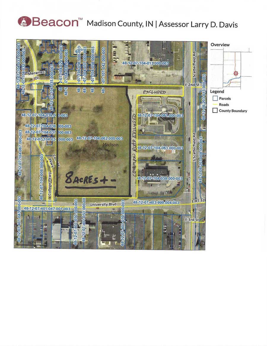 Property photo for 0 University Boulevard, Anderson, IN