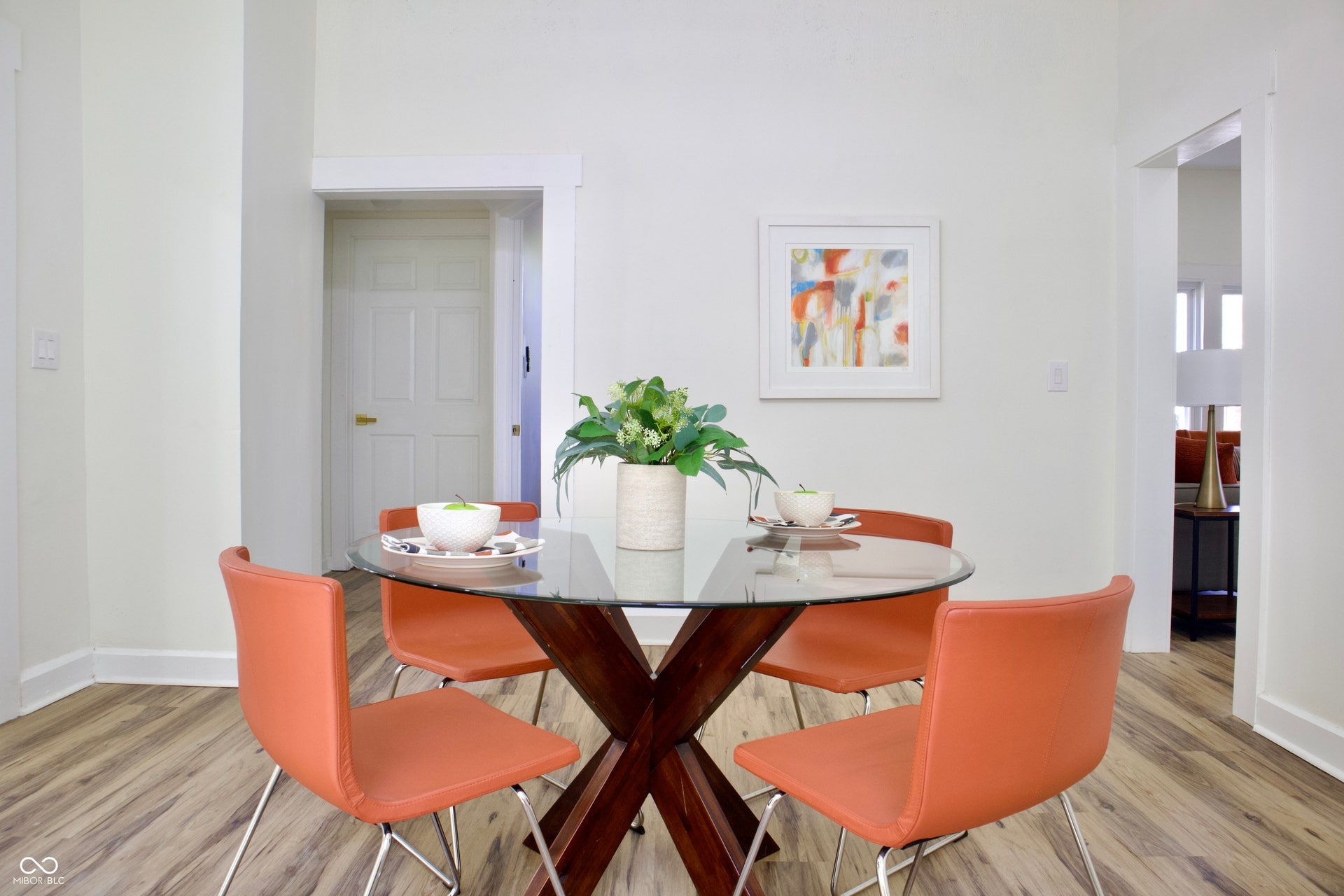 474 N Randolph Street, Indianapolis, IN 46201 Dining area with room for a table for four, perfect for weeknight dinners.