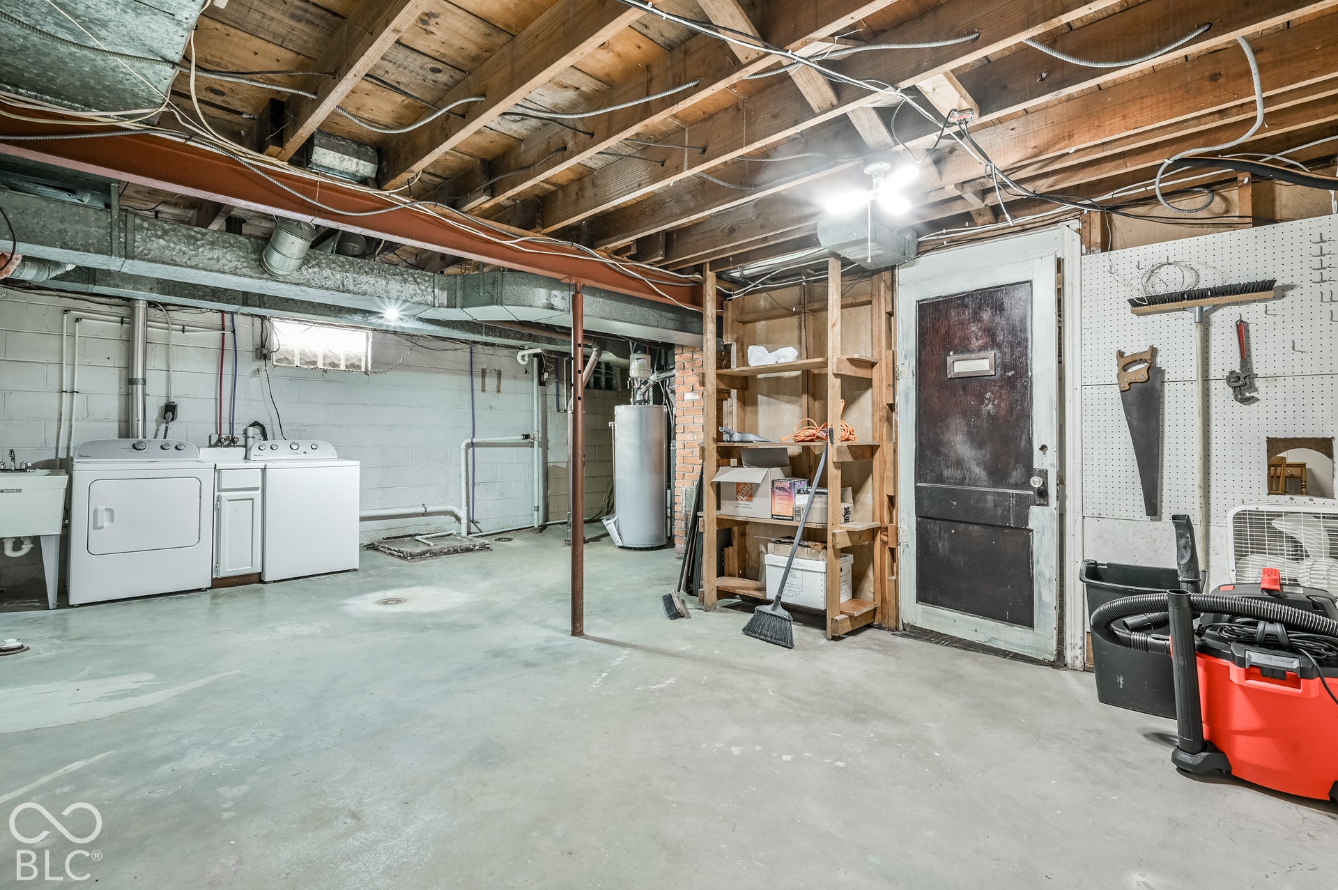 Utiity area in the basement