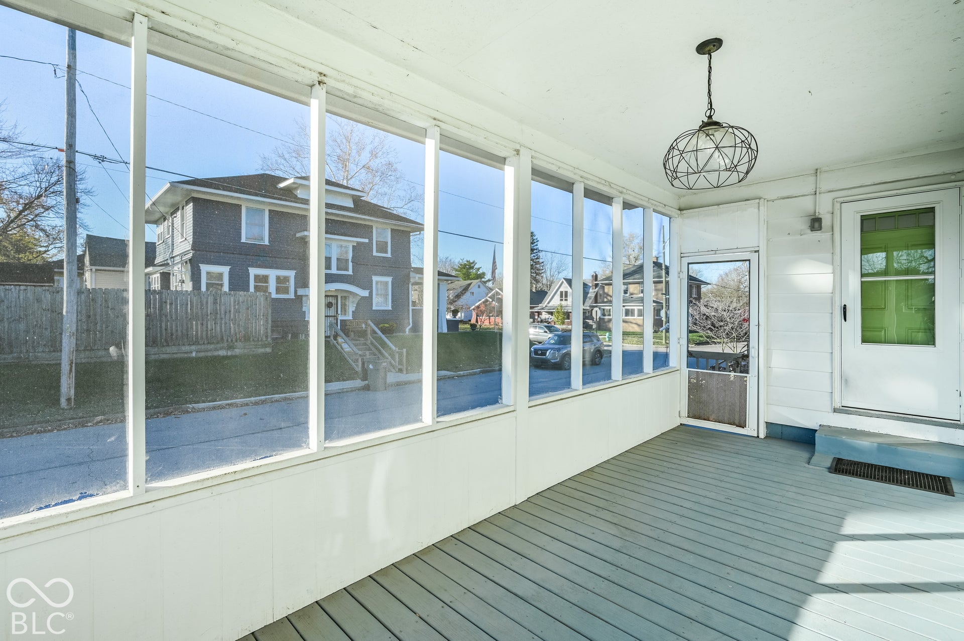 Screened porch