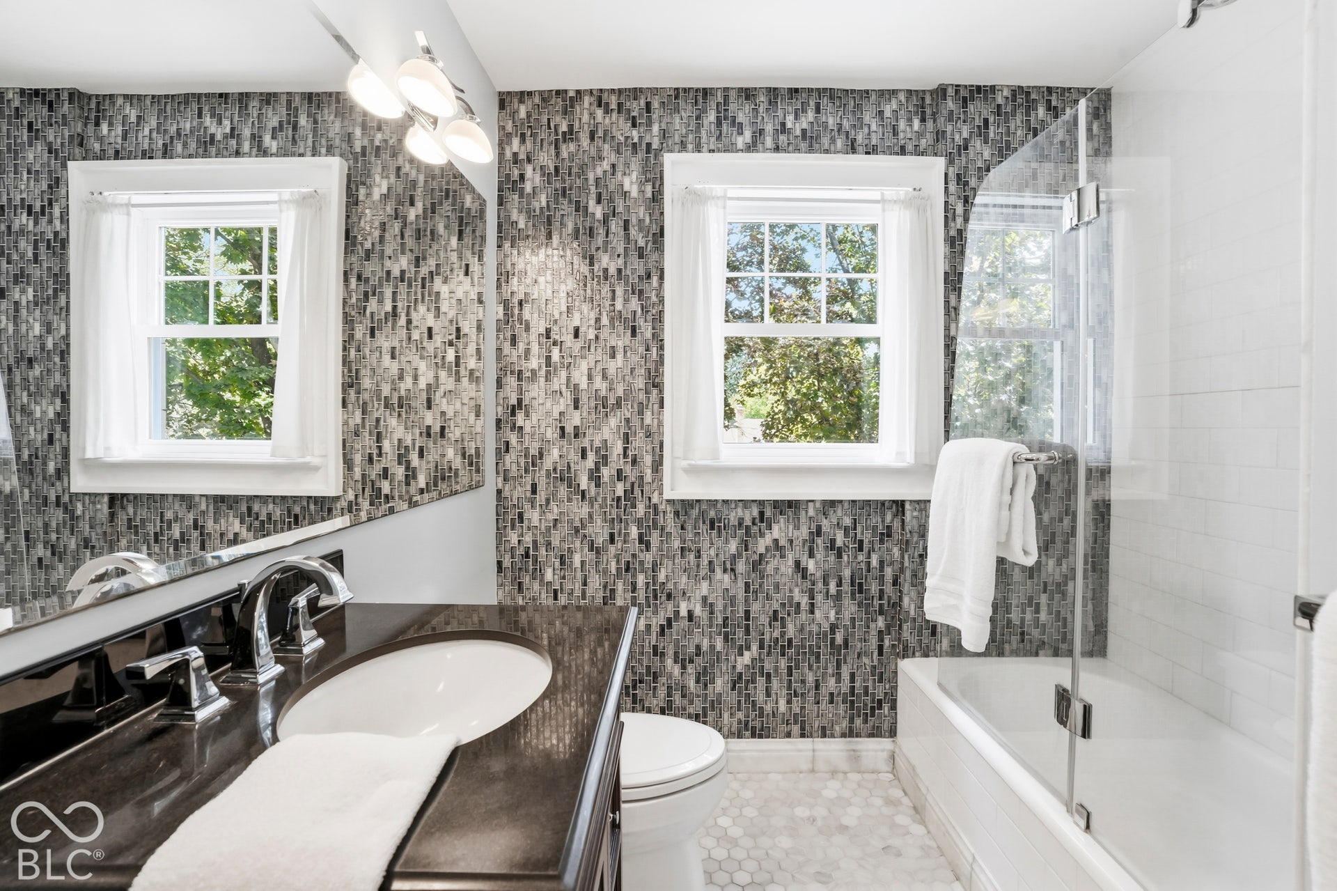 Main bathroom on upper level